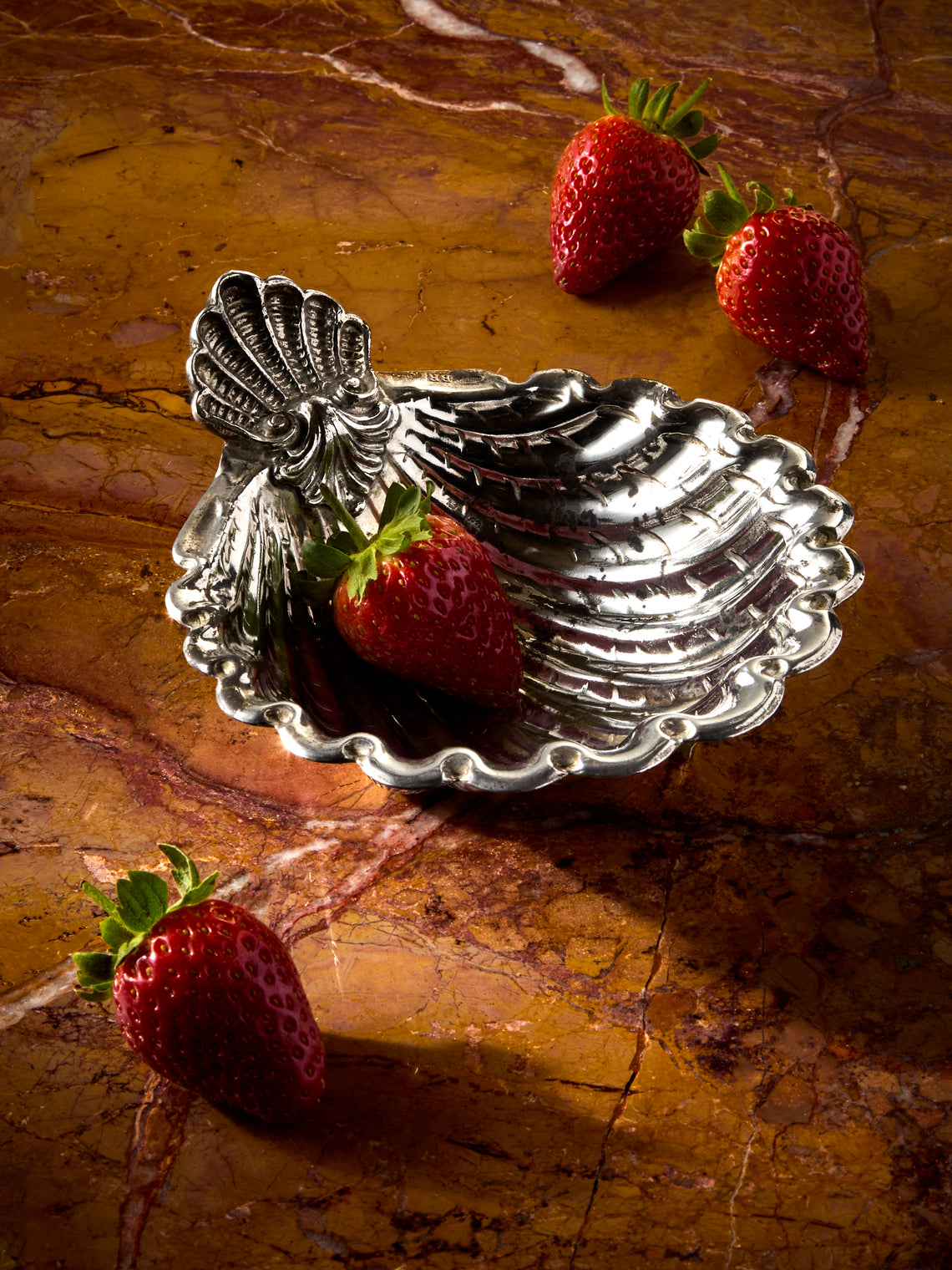 Antique and Vintage - 1970s Brandimarte Shell Solid Silver Bowl - Silver - ABASK