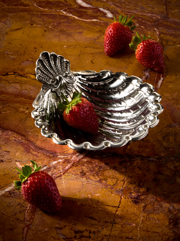 Antique and Vintage - 1970s Brandimarte Shell Solid Silver Bowl - Silver - ABASK