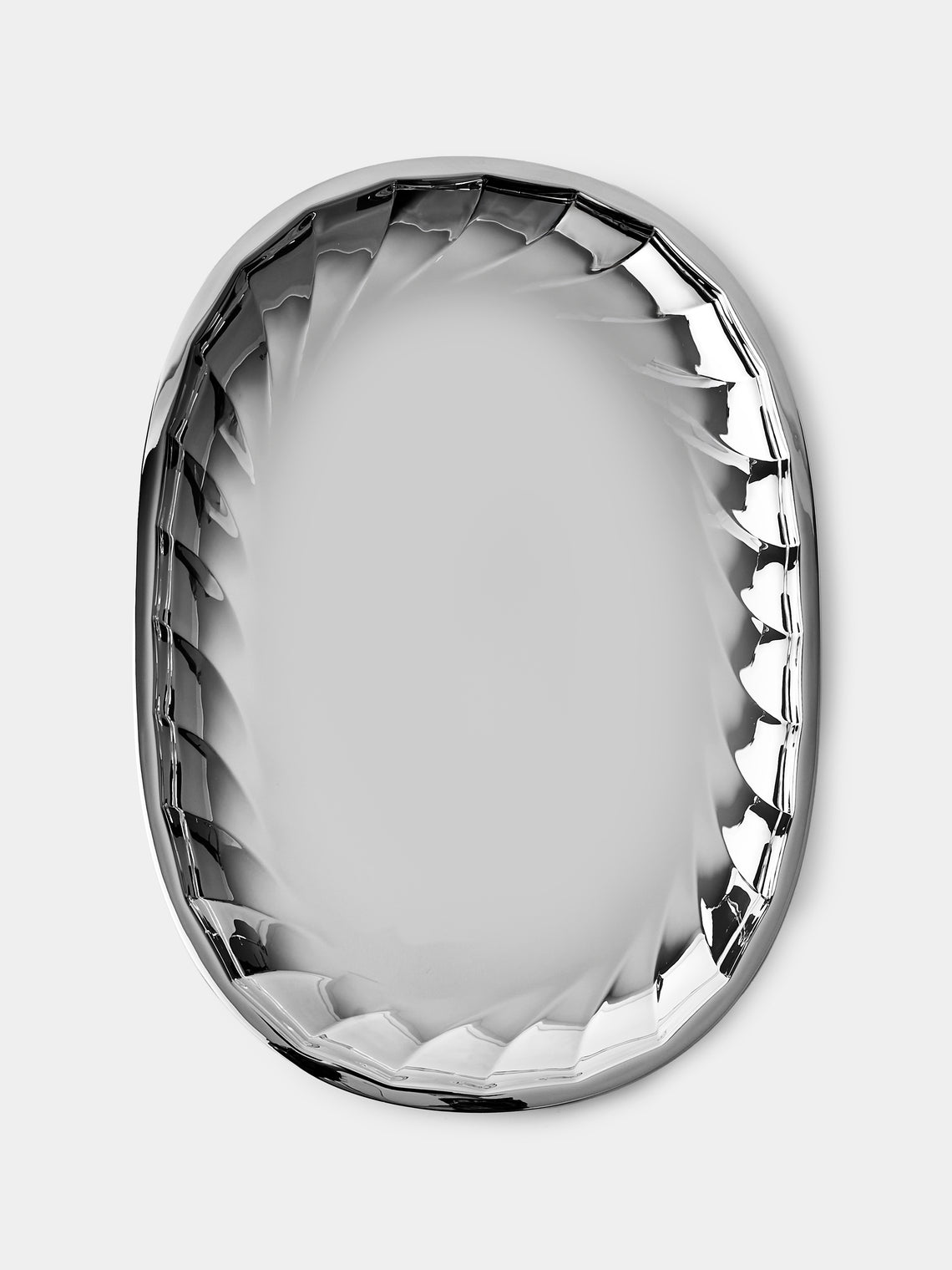 Greggio - Newport Silver-Plated Tray (20in/51cm) - Silver - ABASK