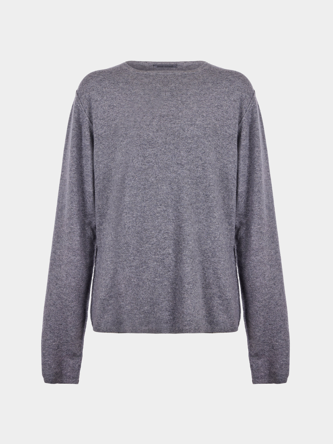 Denis Colomb - Cashmere Crew-Neck Sweater | Size: M - Gray - ABASK - 