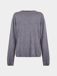 Denis Colomb - Cashmere Crew-Neck Sweater | Size: M - Gray - ABASK - 