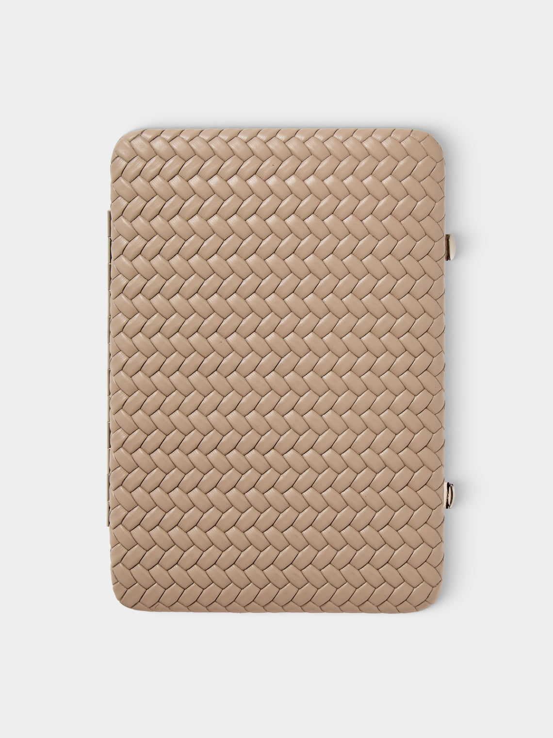 F. Hammann - Woven Leather Large Manicure Set - Beige - ABASK