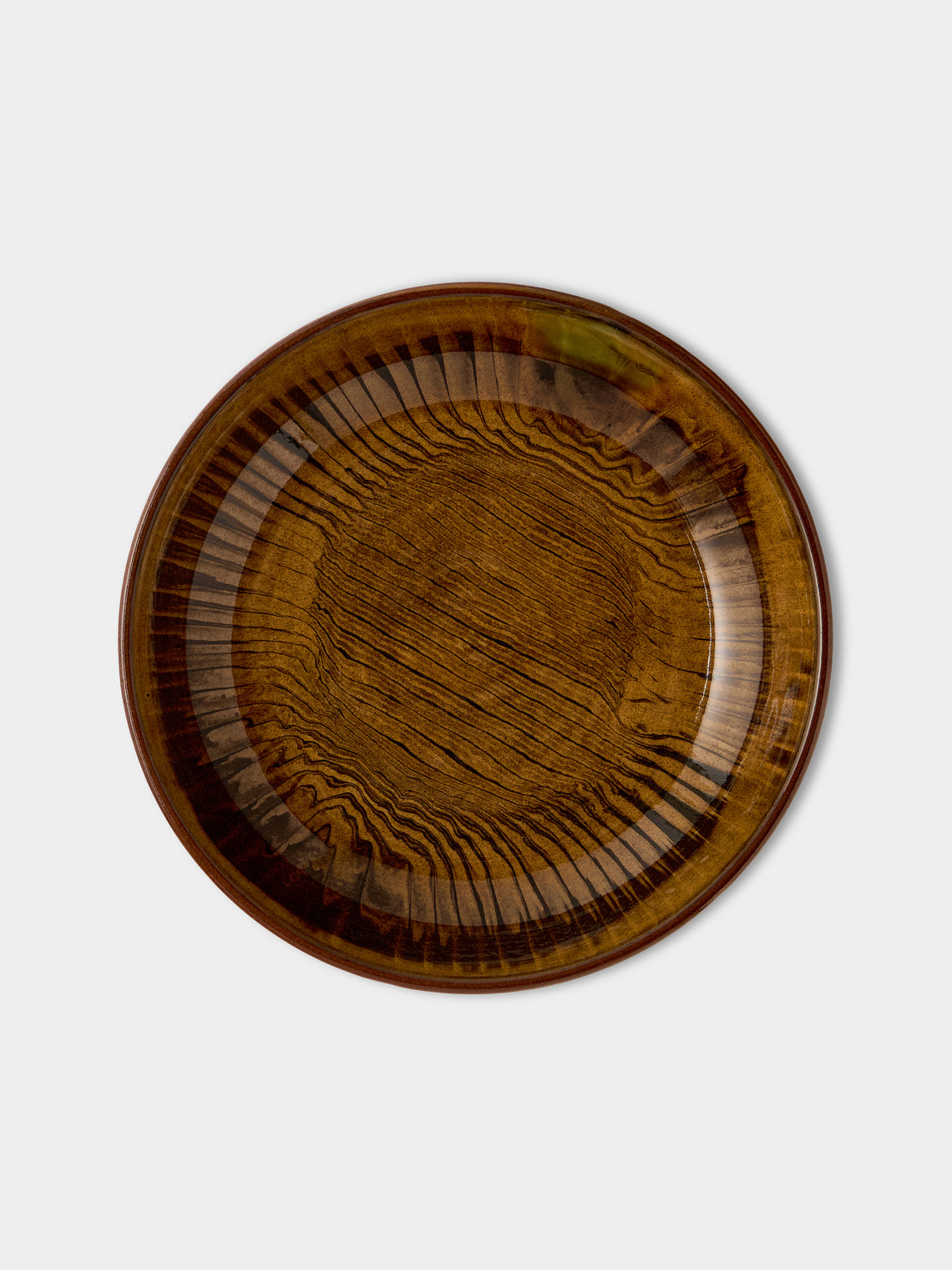 Mike Parry - Slipware Pasta Bowls (Set of 4) - Brown - ABASK