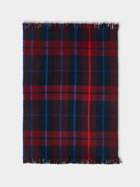 Otherways - Handwoven Yak Check Blanket -  - ABASK
