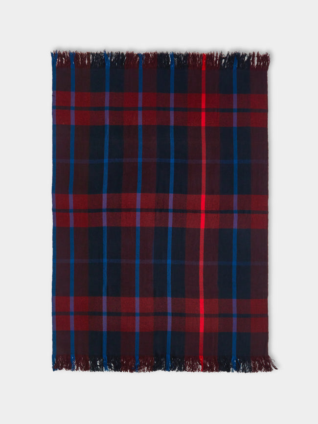Otherways - Handwoven Yak Check Blanket -  - ABASK