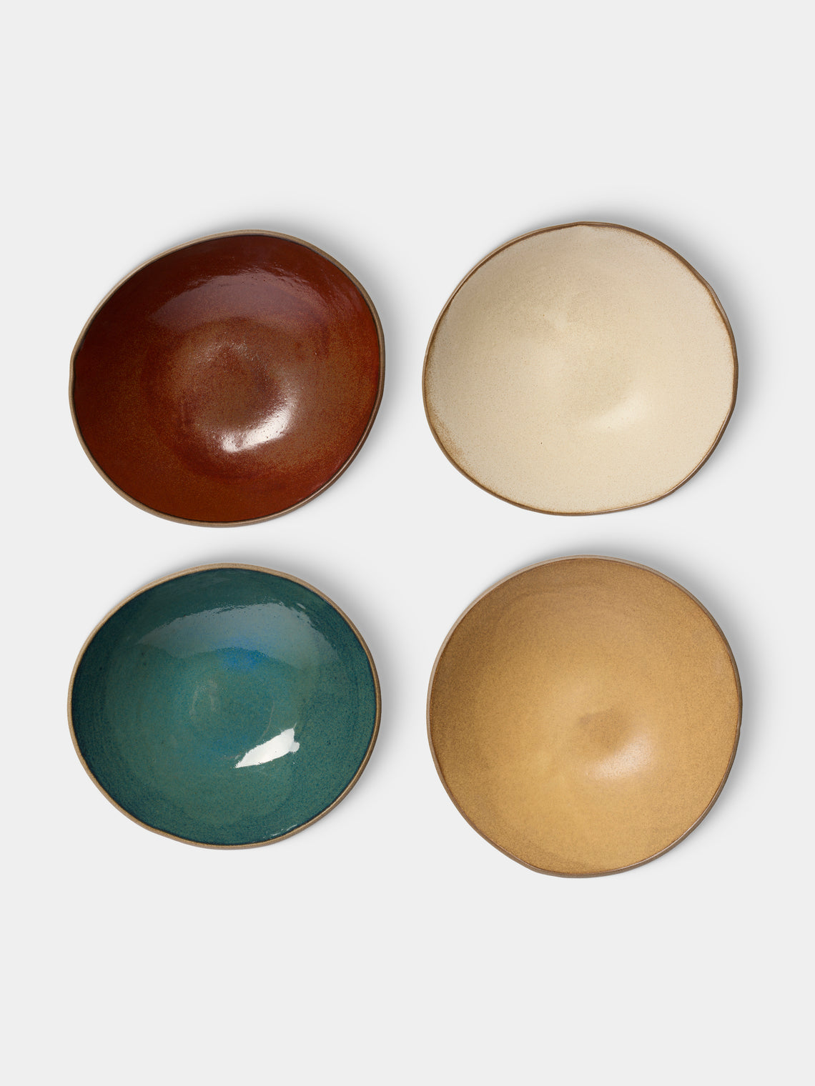 Hana Karim Studio - Hand-Built Stoneware Ramen Bowls (Set of 4) - Multiple - ABASK - 