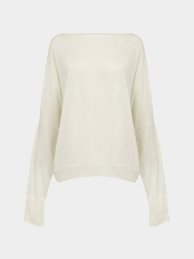 Dusan - Chunky Cashmere Boat-Neck Sweater | One Size -  - ABASK - 
