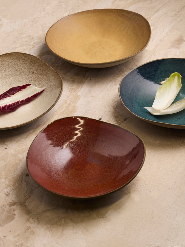 Hana Karim Studio - Hand-Built Stoneware Pasta Bowls (Set of 4) - Multiple - ABASK