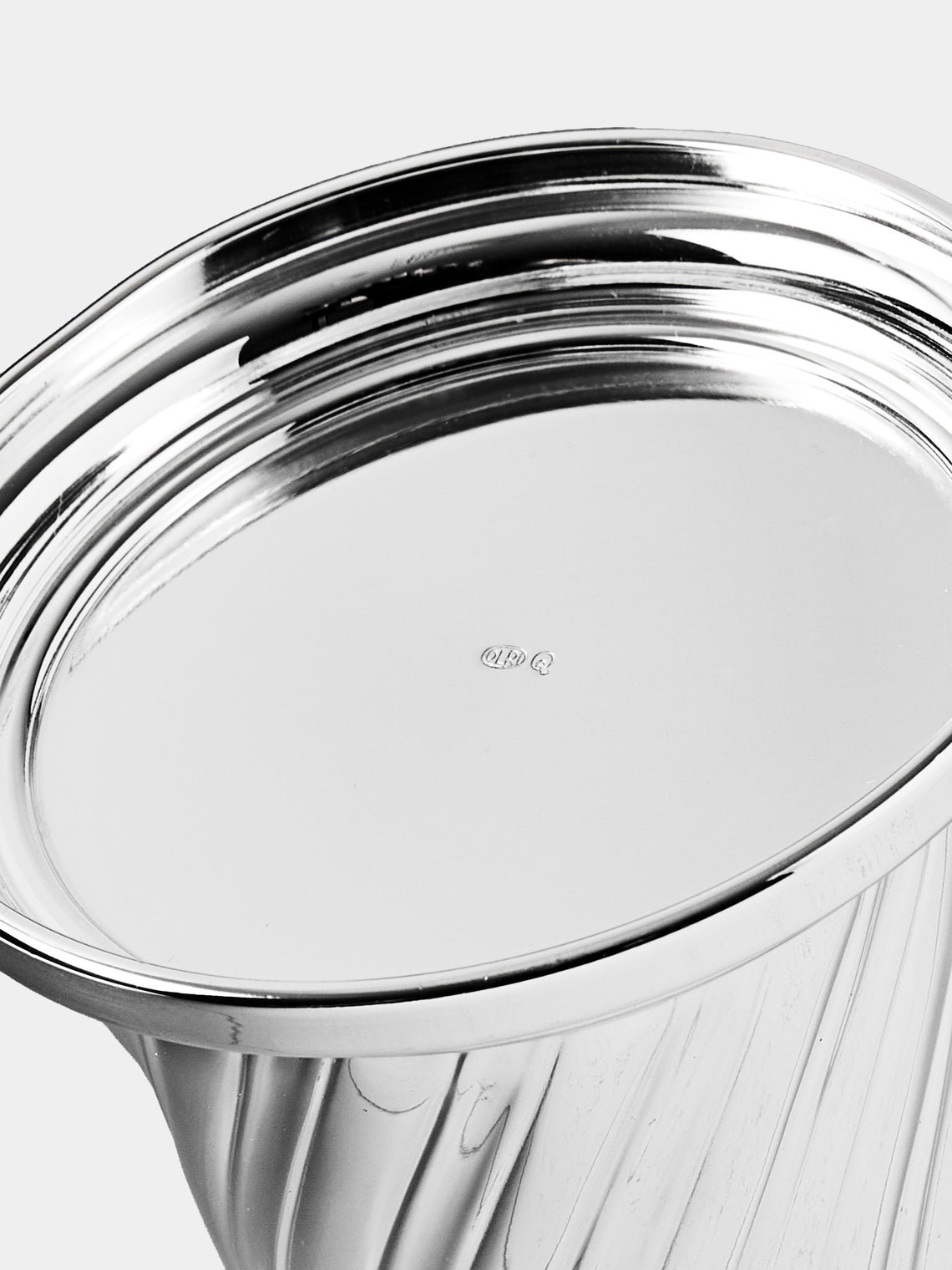 Greggio - Twisted Silver-Plated Pen Pot - Silver - ABASK