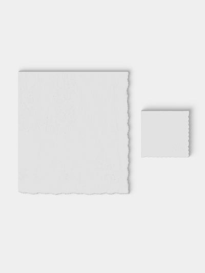 Taf Firenze - | Set of 12 | Floral Openwork Hand-Embroidered Linen Tablecloth and Napkins - White - ABASK - 