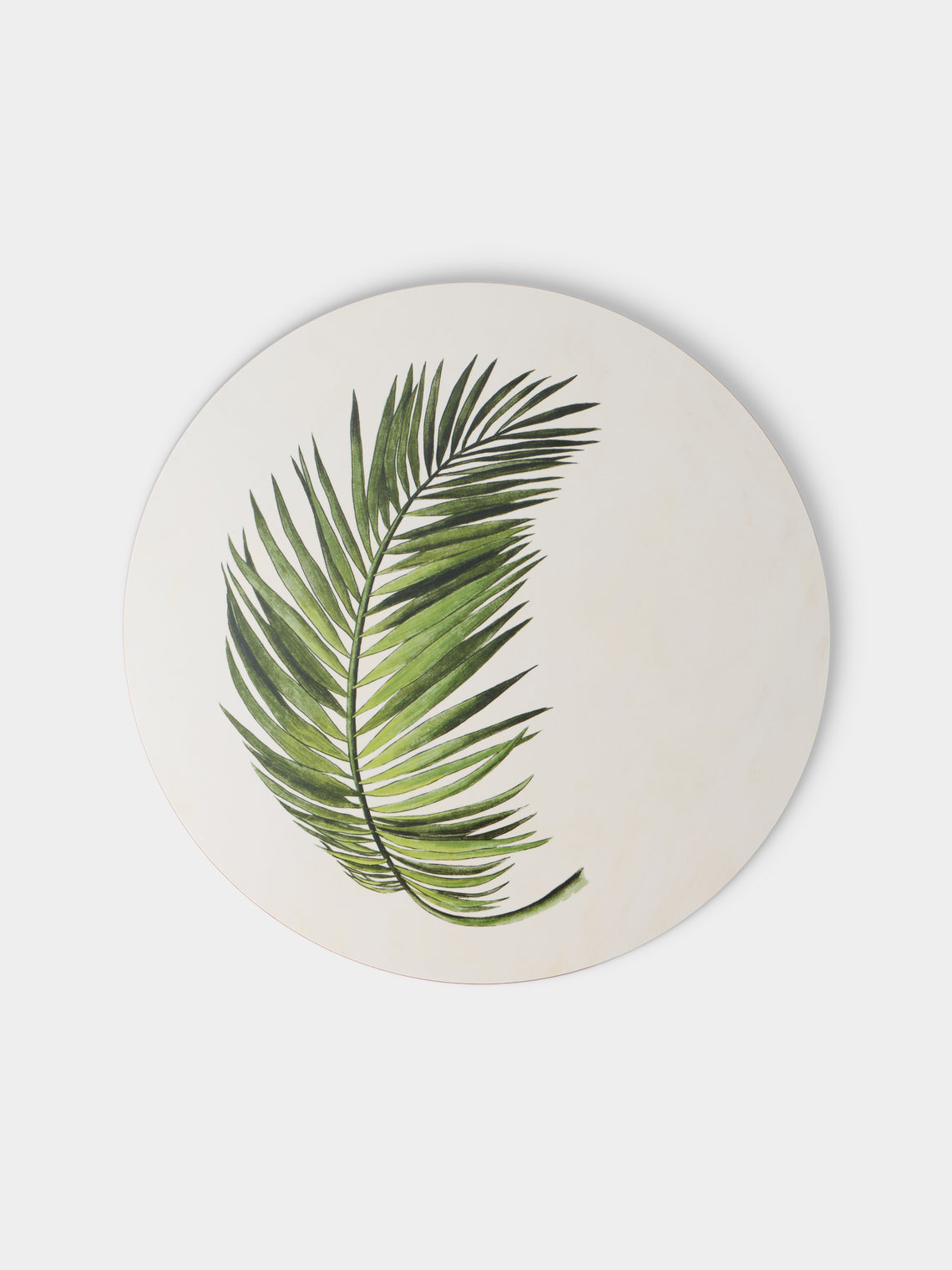 HestiaLiving - | Set of 4 | Palm Tree Wood Placemats - Green - ABASK