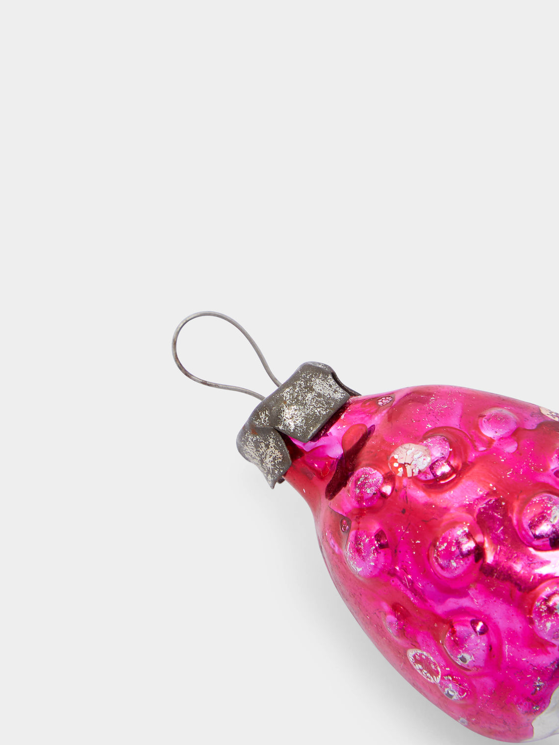 Antique and Vintage - 1950s Mushrooms Glass Small Tree Decorations (Set of 12) -  - ABASK