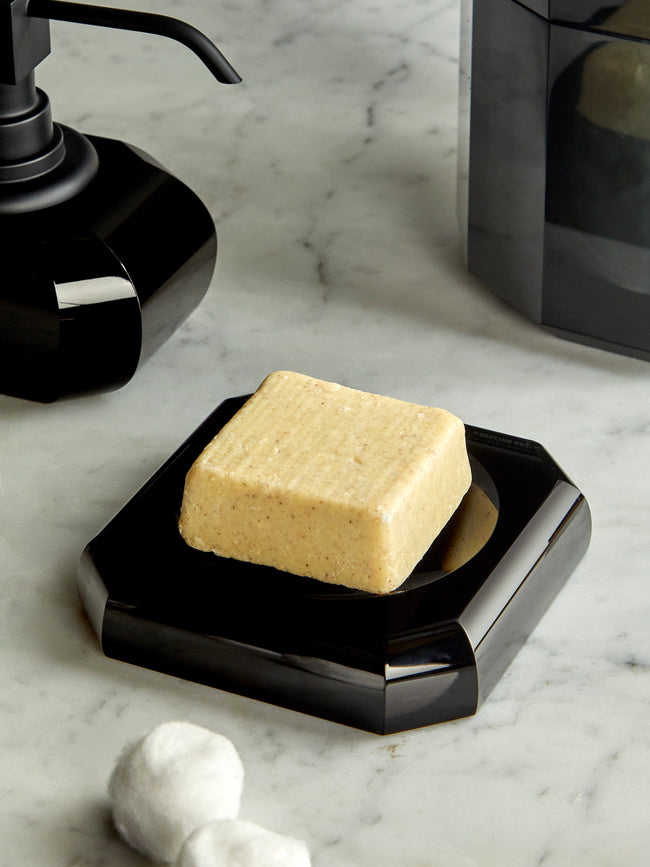 Decor Walther - Cut Crystal Soap Dish - Black - ABASK