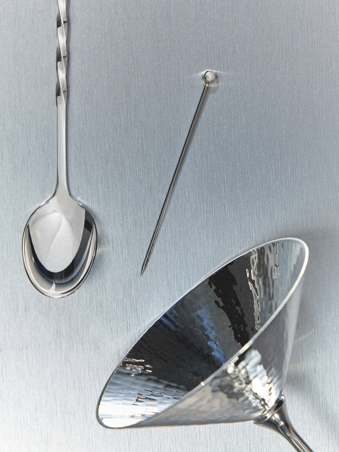 Robbe & Berking - | Set of 6 | Silver-Plated Cocktail Sticks - Silver - ABASK