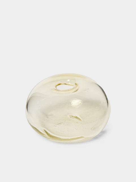 Vogel Studio - Hand-Blown Glass Bud Vase (5in/13cm) - Gold - ABASK - 