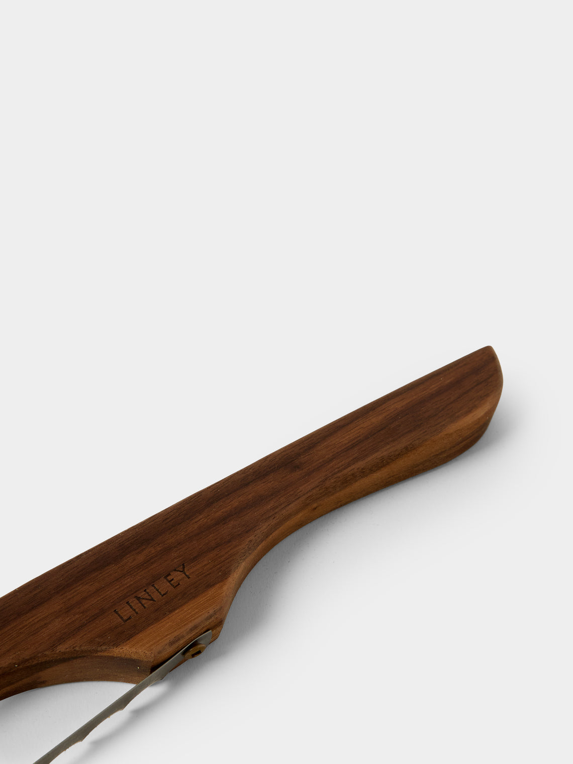 Linley - Black Walnut Bread Knife - Silver - ABASK