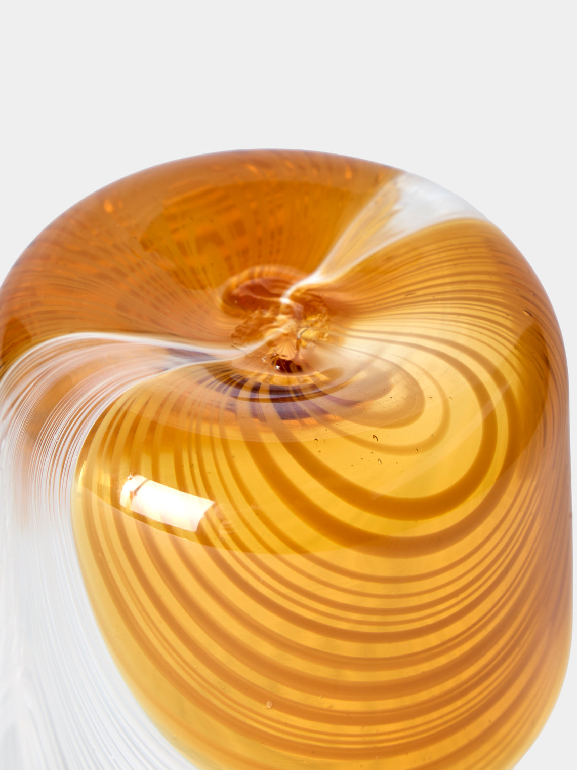 Droulers - Hand-Blown Murano Glass Tumbler - Orange - ABASK