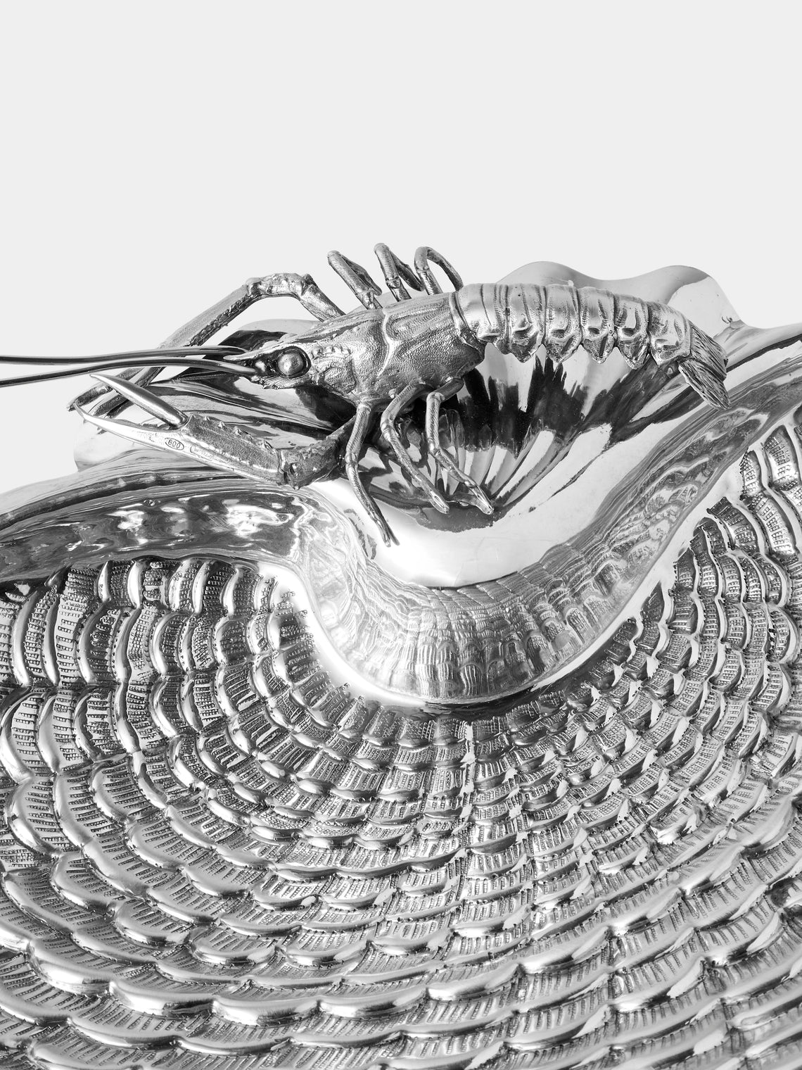 Antique and Vintage - 1980s Solid Silver Langoustine Platter - Silver - ABASK