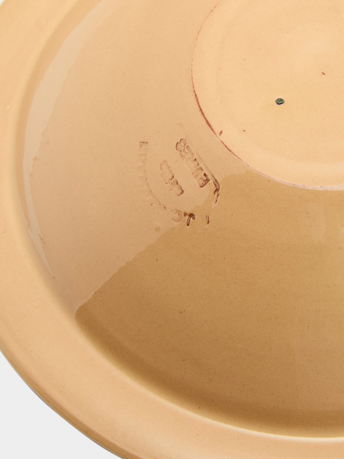 Poterie d’Évires - Rabbits Hand-Painted Ceramic Serving Bowl - Cream - ABASK