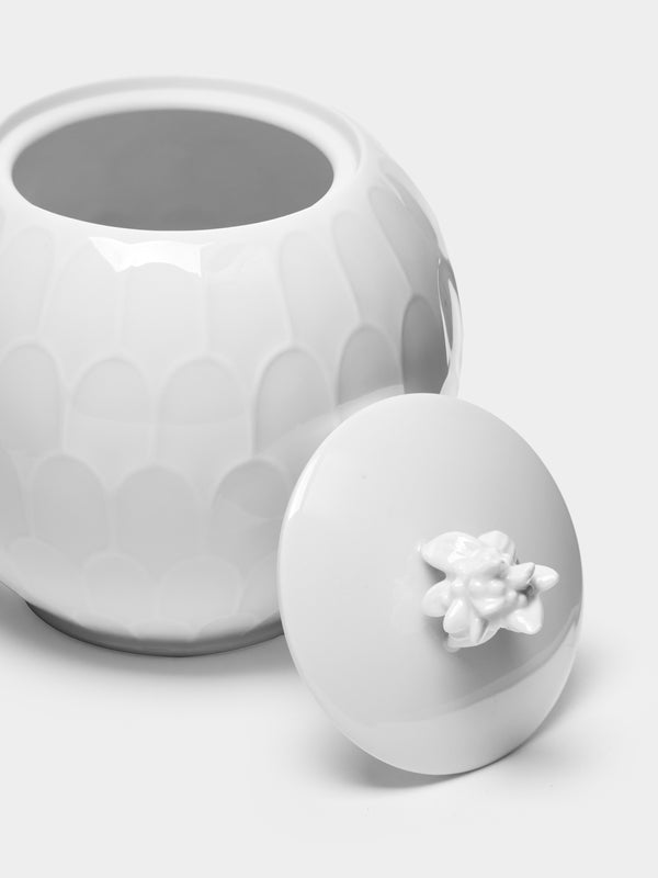 Augarten - 1929 Josef Hoffmann Atlantis Porcelain Sugar Bowl -  - ABASK