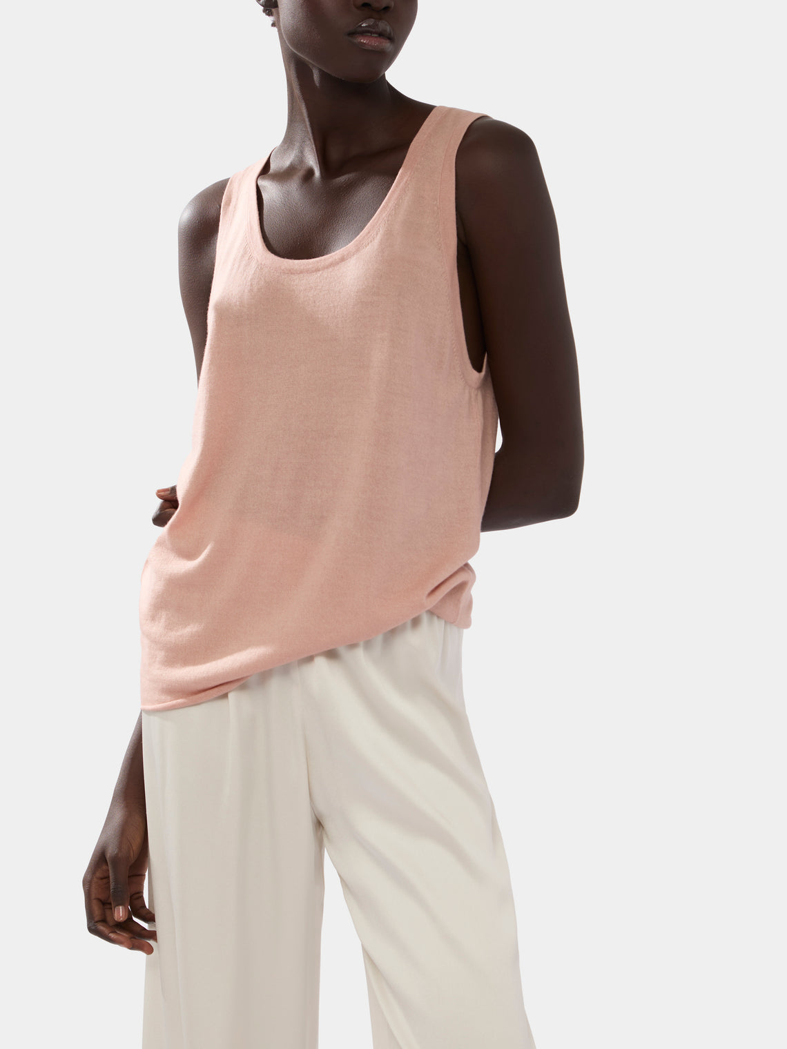 Ryan Roche - Cashmere Tank Top | Size: S -  - ABASK