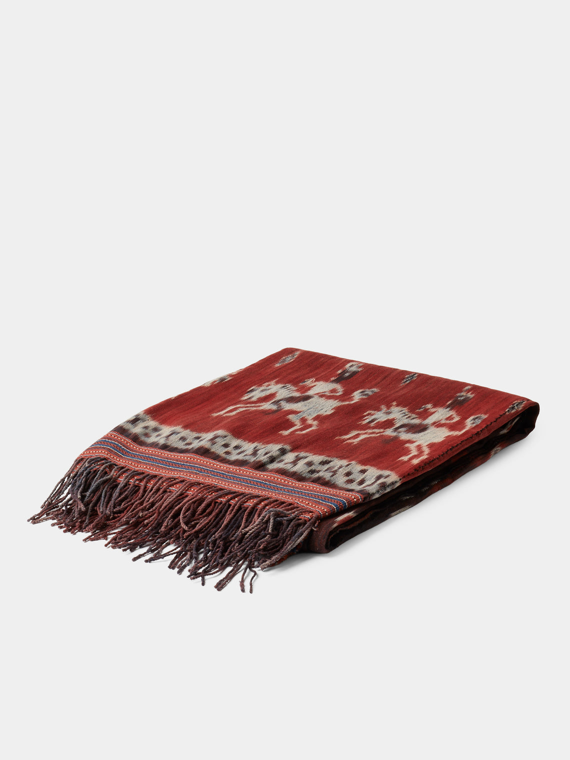 R Collective - Karihu Hayati Ikat Cotton Bed Blanket (106.5in/2.7m) - Multiple - ABASK