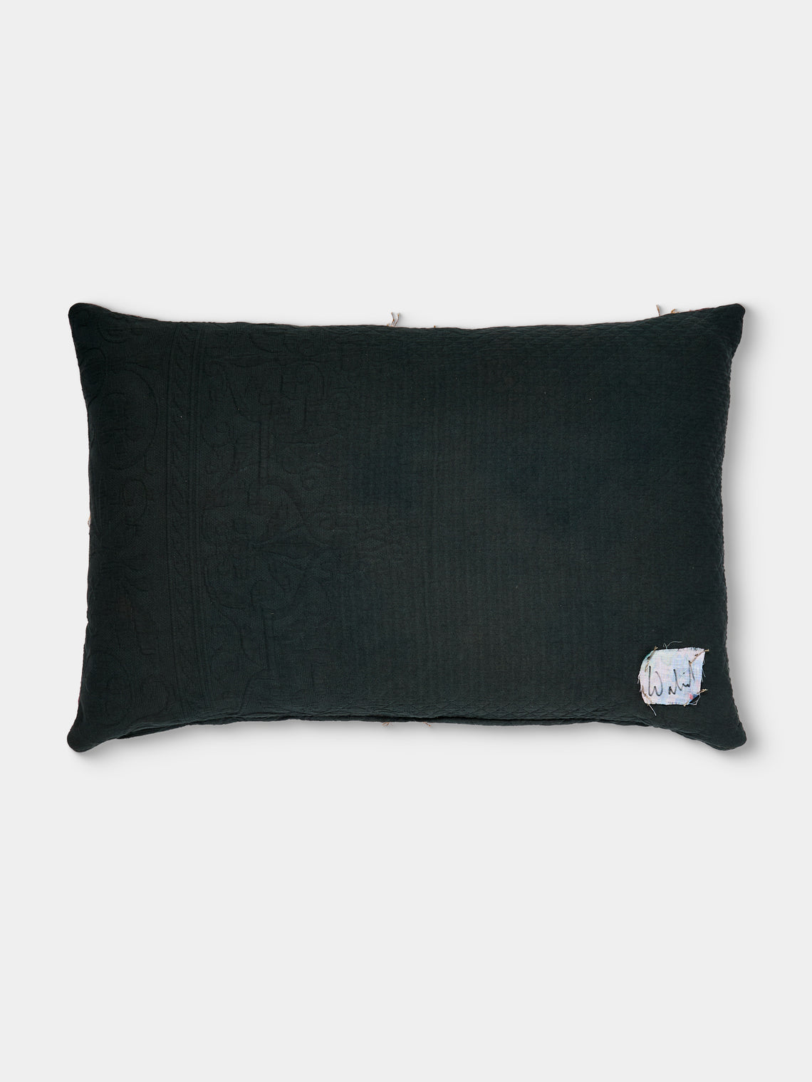 By Walid - 17th-Century French Tapestry Linen Pillow (23.5in/60cm) - Multiple - ABASK