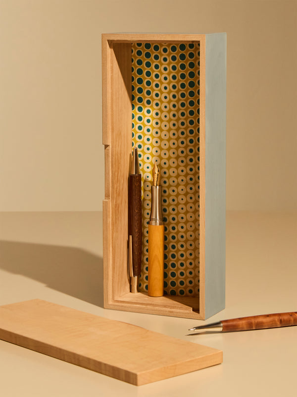 Matthew Kenney - Wood Pen Box - Grey - ABASK