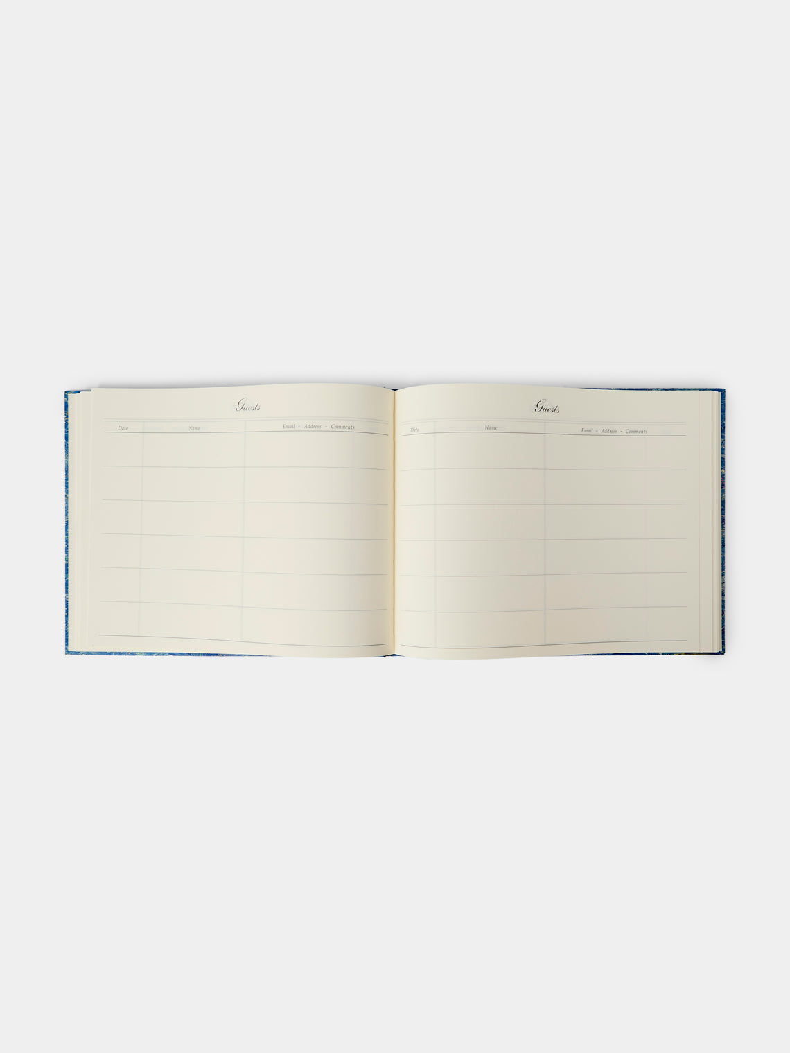 Hand-Marbled Guest Book