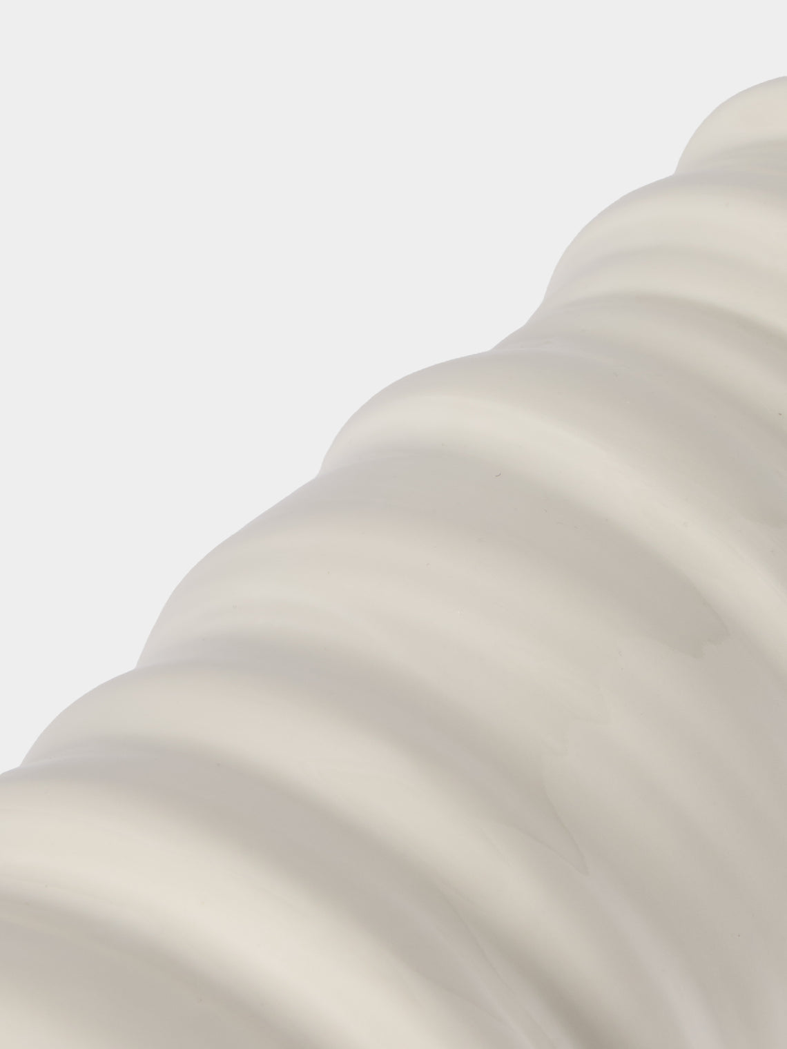 Johanne Coker - No. 4 Hand-Thrown Porcelain Vase (18in/46cm) - White - ABASK