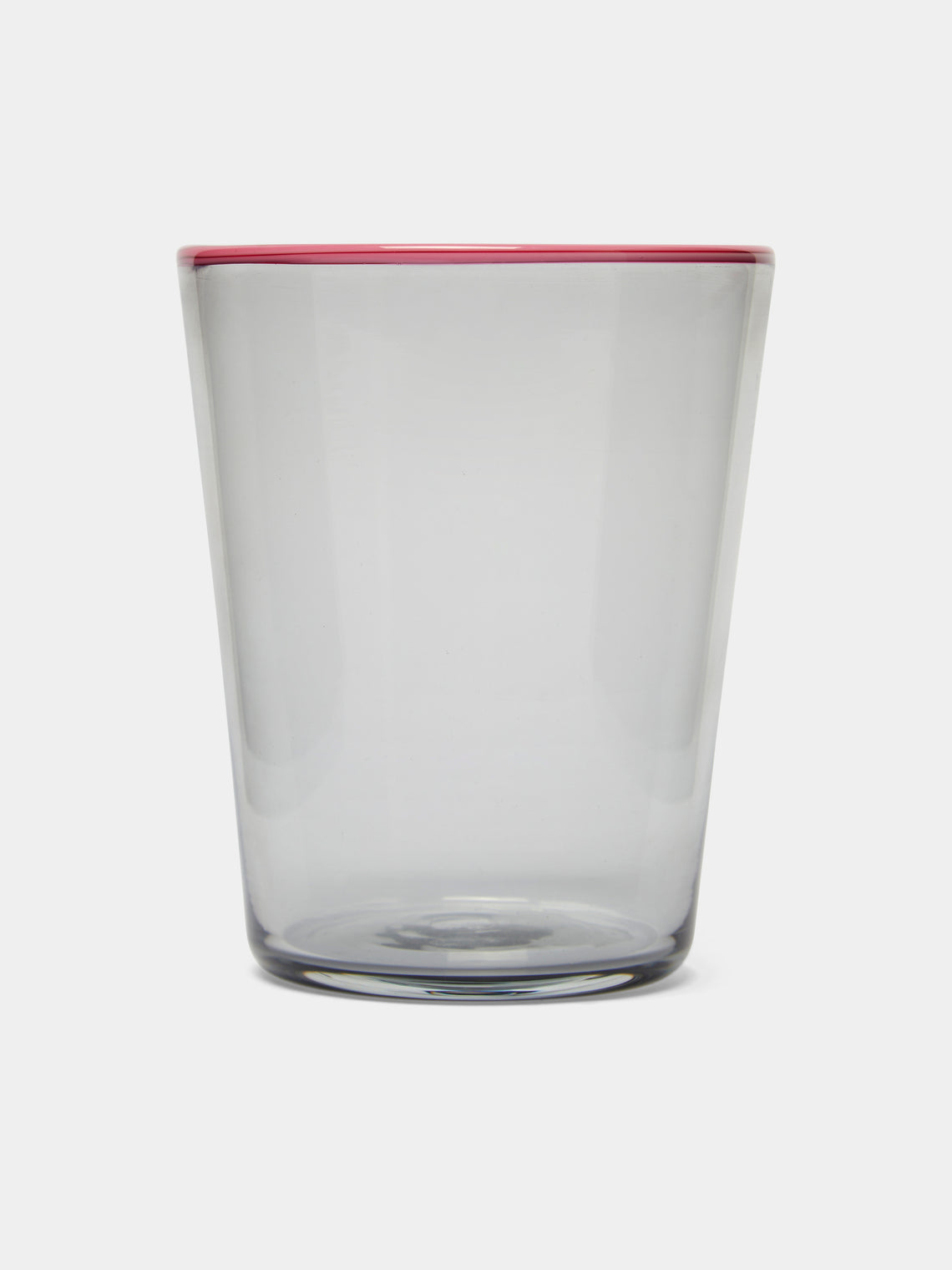 Giberto - Roi Hand-Blown Murano Glass Tumbler - Gray - ABASK
