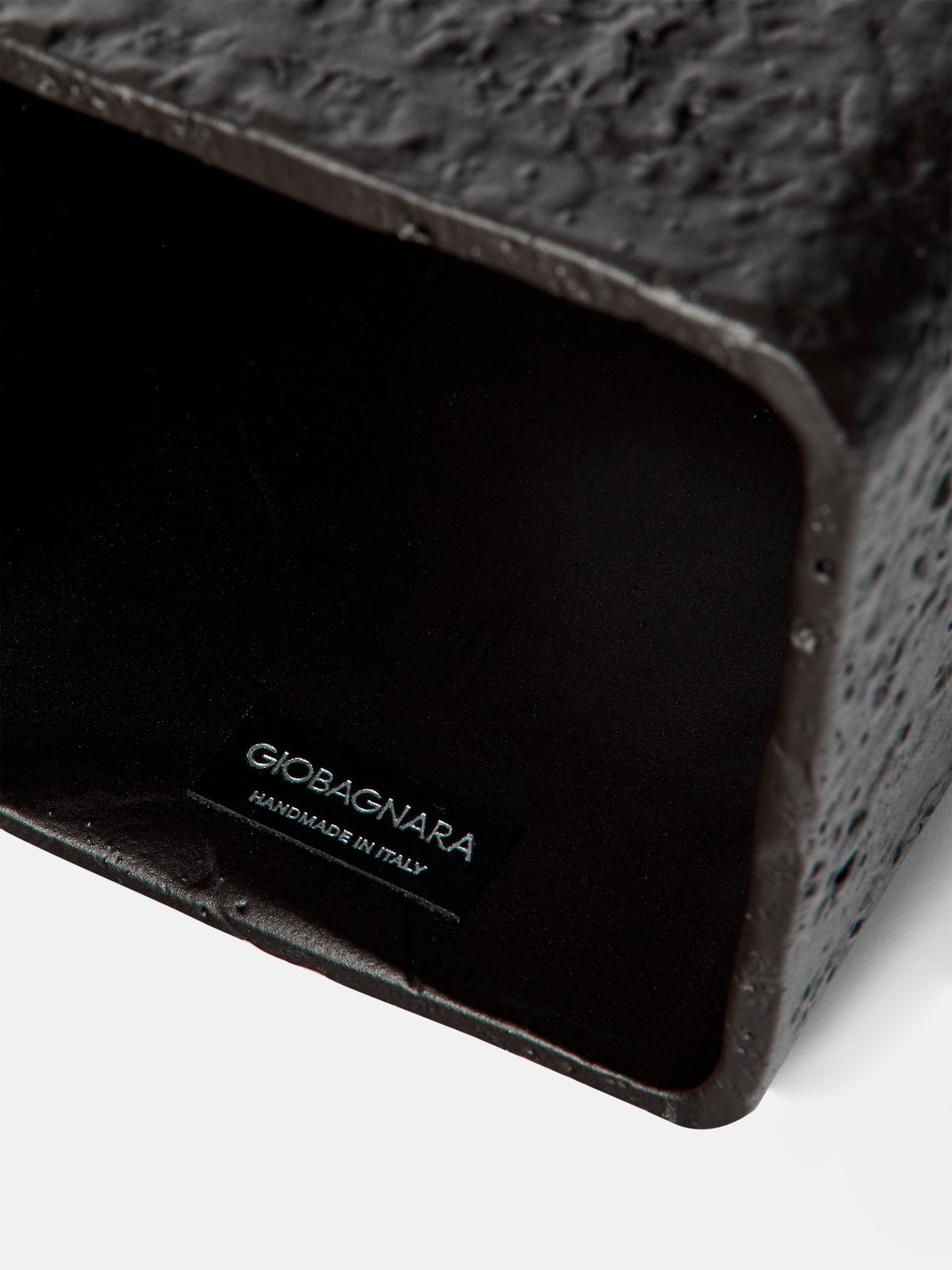 Giobagnara - Riace Imperfect Bronze Tissue Box - Black - ABASK