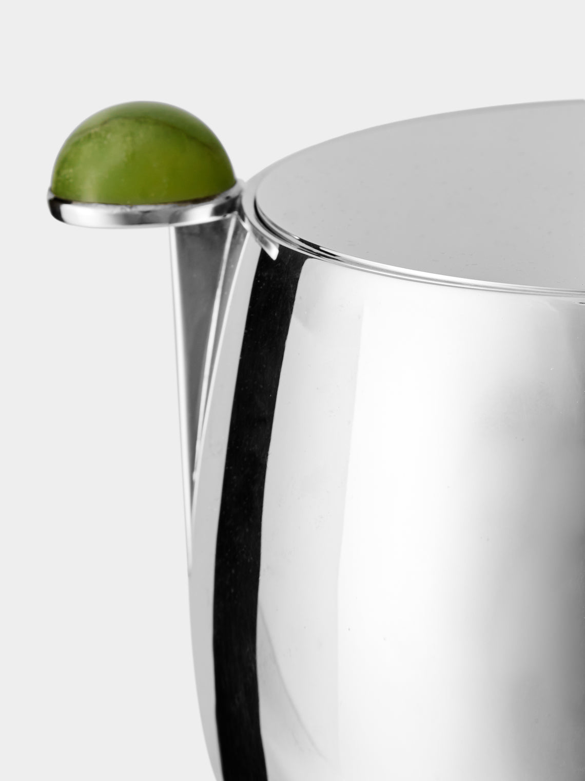 Wiener Silber Manufactur - Sterling Silver and Jade Ice Bucket - Silver - ABASK
