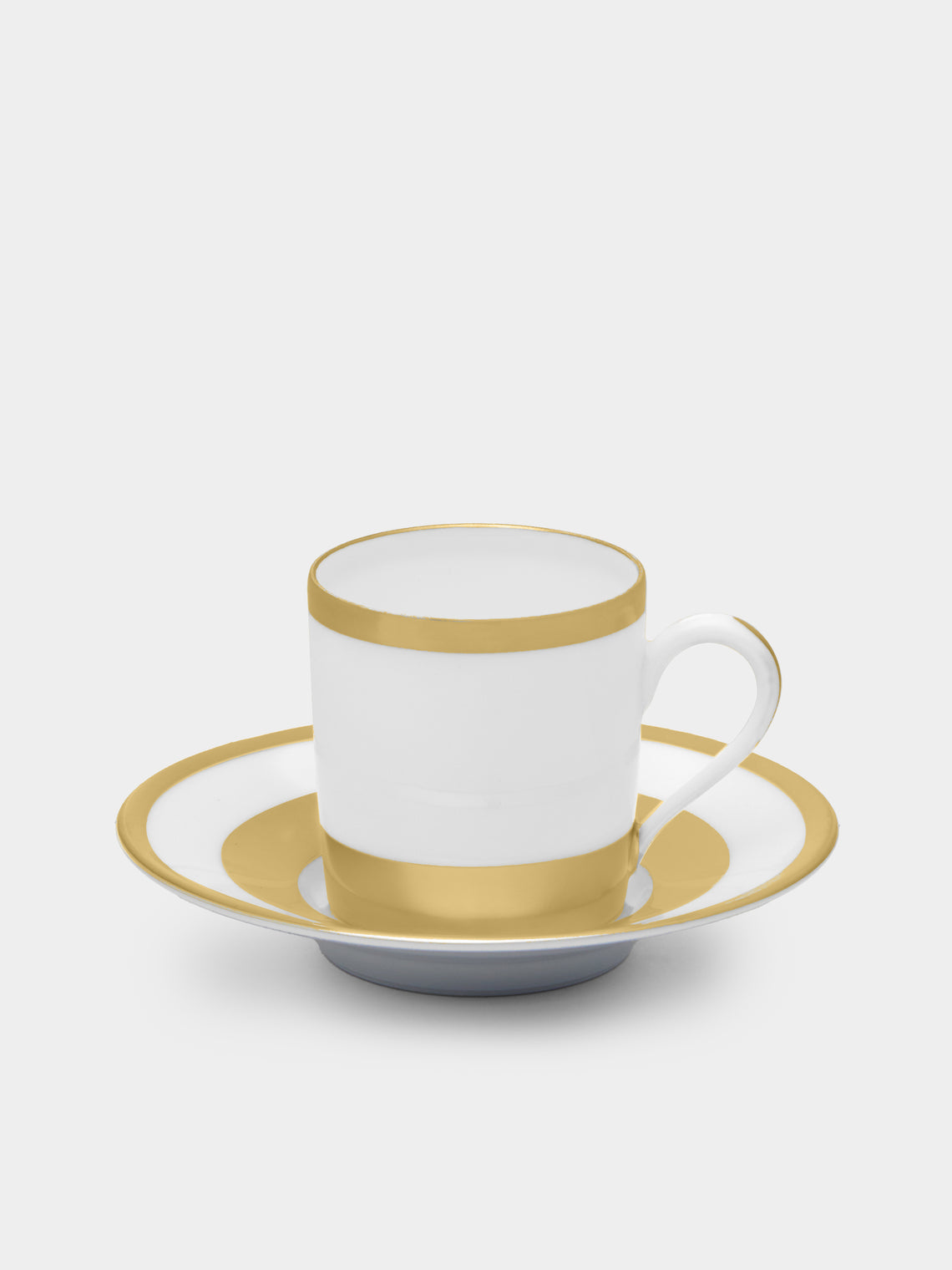 Robert Haviland & C. Parlon - William Porcelain Espresso Cup and Saucer (Set of 2) - Gold - ABASK - 