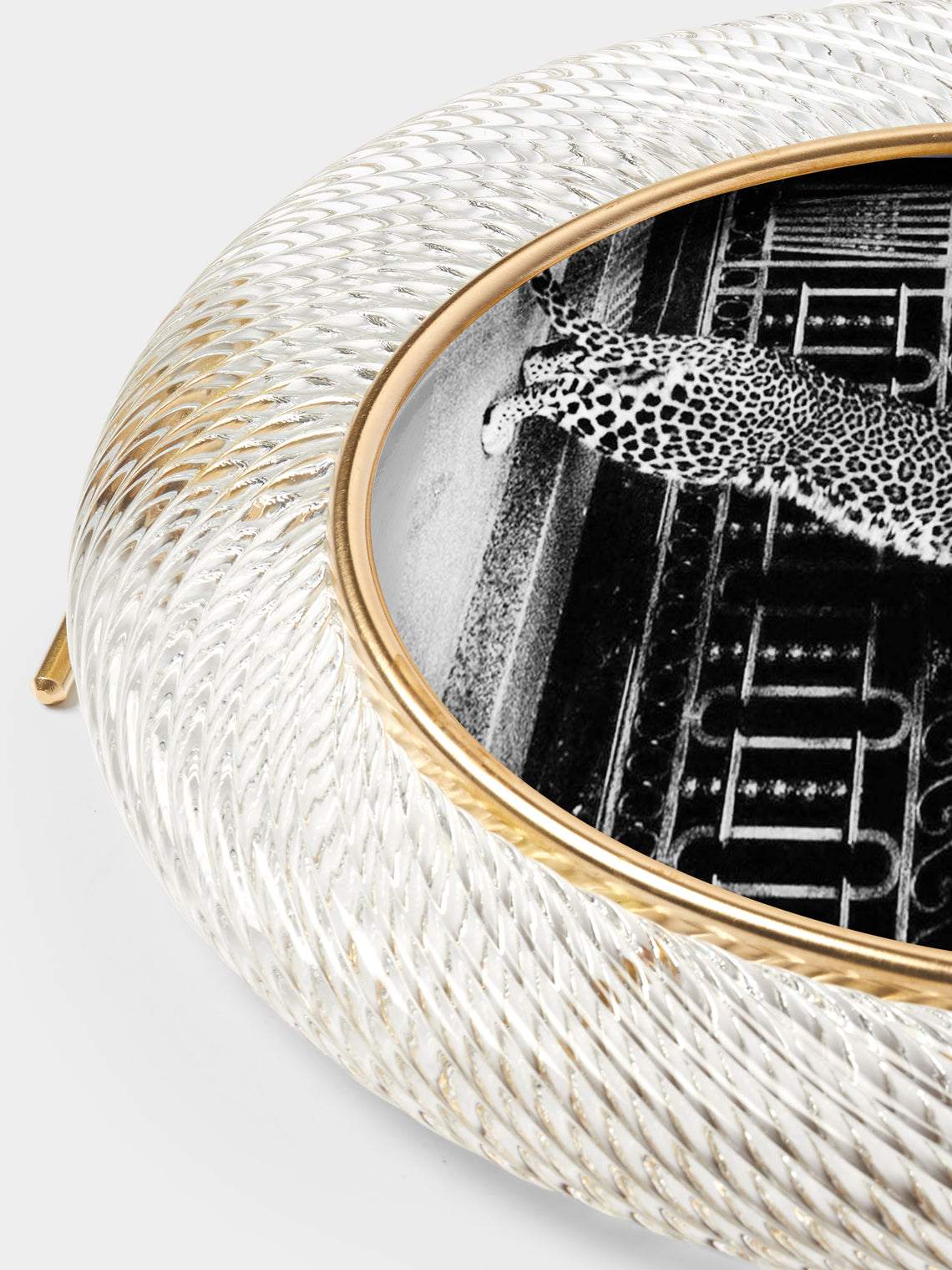 Antique and Vintage - 1960s Murano Glass Photo Frame - Clear - ABASK