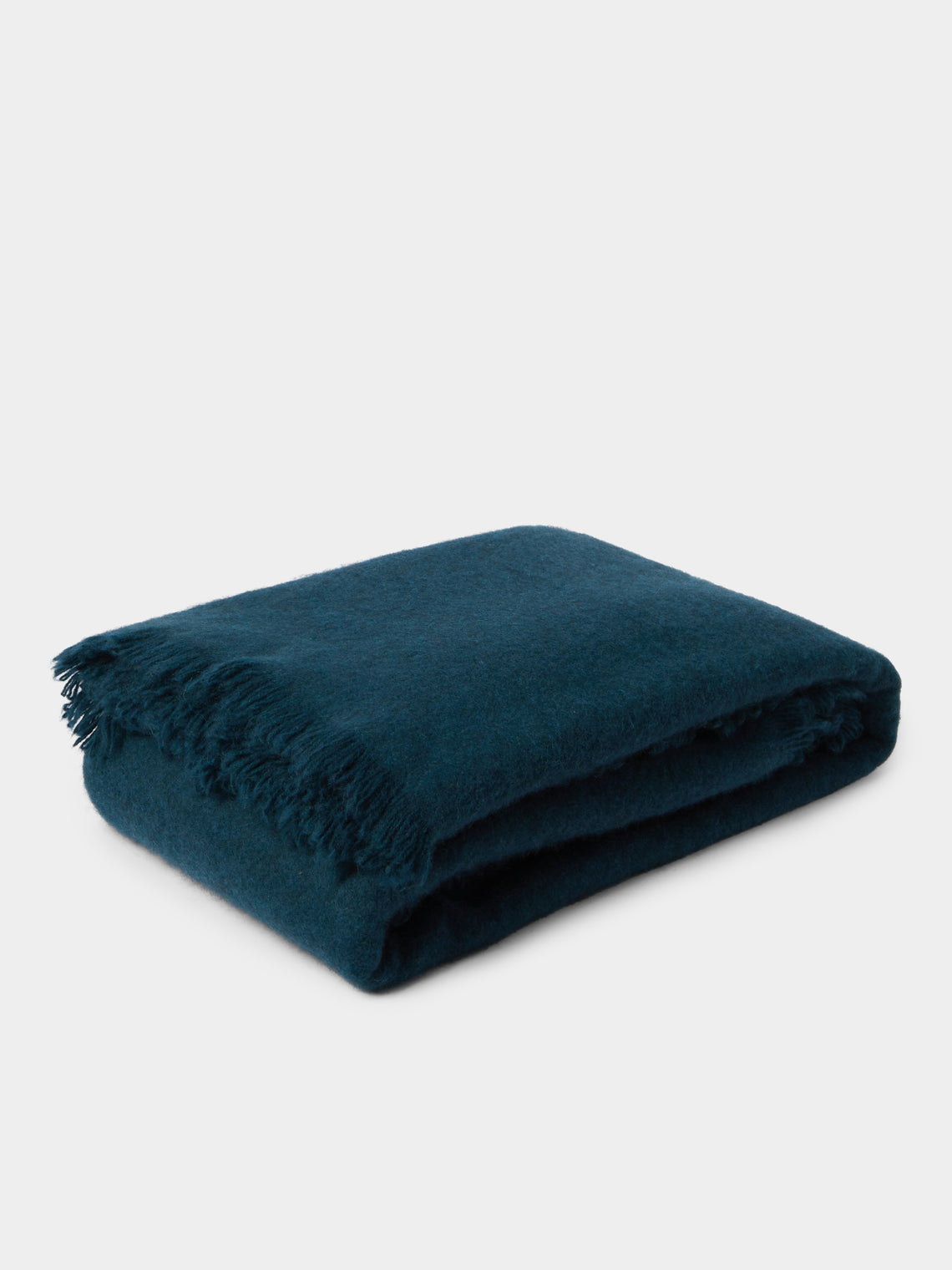 Norlha - Nomad Dense Boiled Pastures Yak Blanket (86.5in/2.2m) - Blue - ABASK