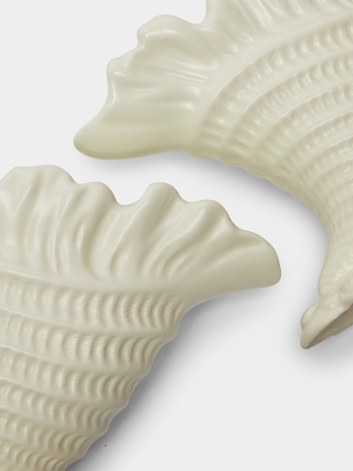 Antique and Vintage - 1930-1940 Shell Mantle Vases (Set of 2) -  - ABASK