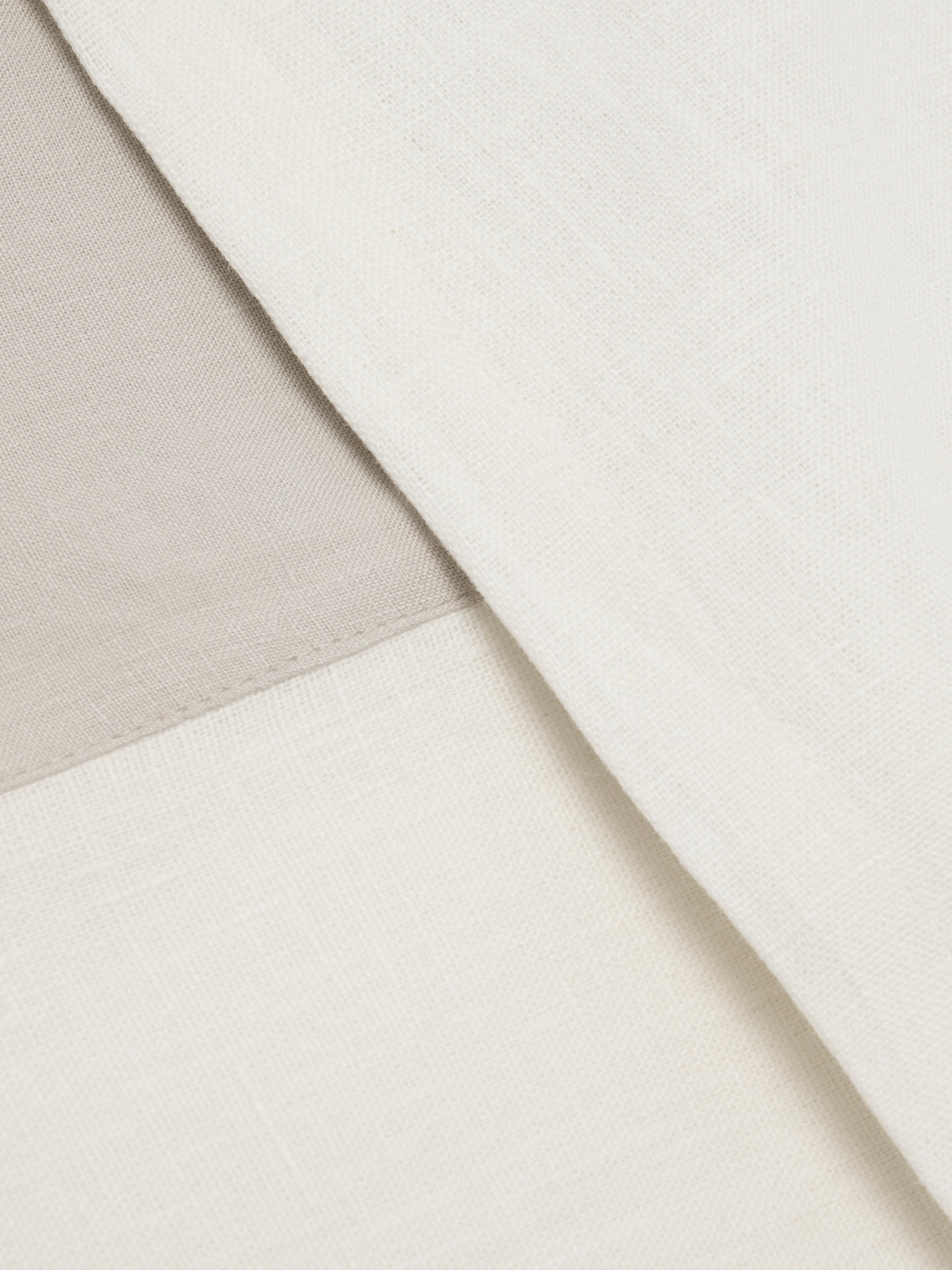 Borgo delle Tovaglie - Bauhaus Linen Large Rectangular Tablecloth - Natural - ABASK