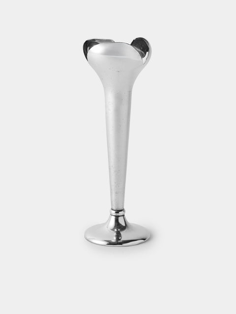Antique and Vintage - 1936 Gio Ponti Silver-Plated Bud Vases – 7.5in/18.5cm (Set of 4) - Silver - ABASK - 
