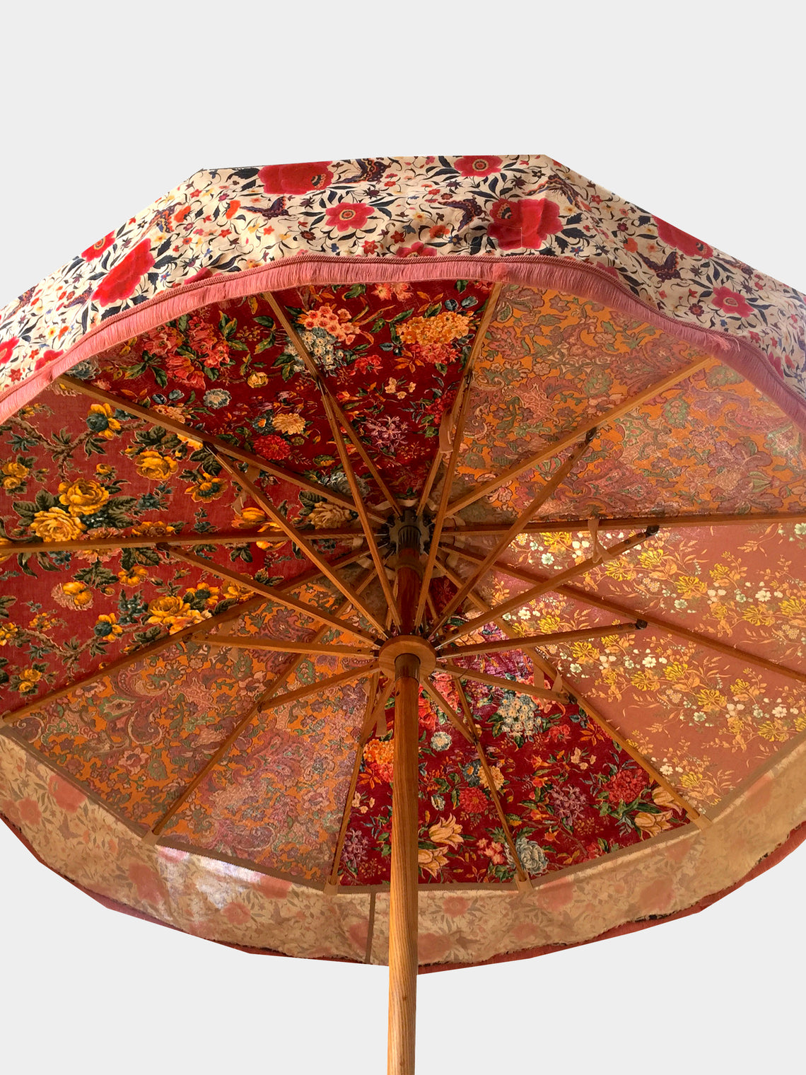 Sunbeam Jackie - Paprika Vintage-Cotton Parasol -  - ABASK