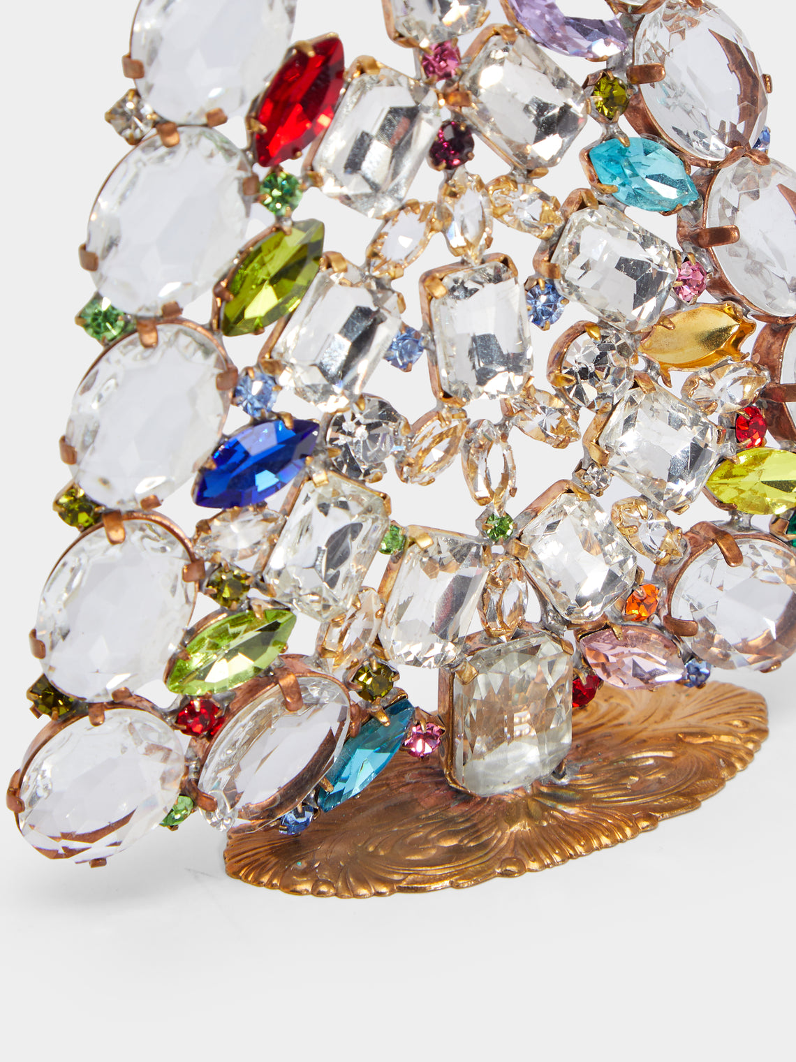 Antique and Vintage - 1930s Czech Jewelled Medium Christmas Tree -  - ABASK