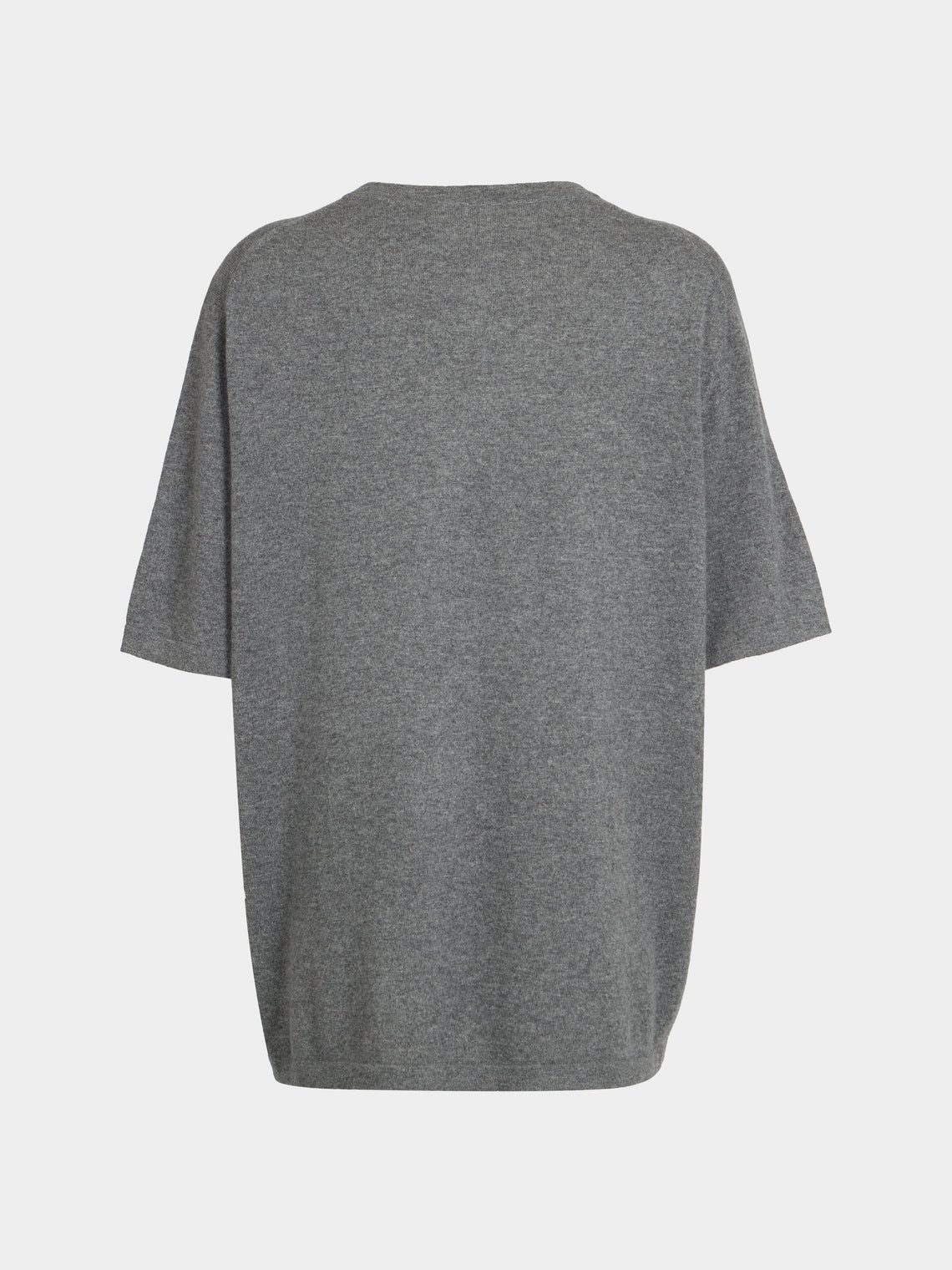 Arch4 - Golden Baby Goat Cashmere Oversized T-Shirt | Size: S - Gray - ABASK