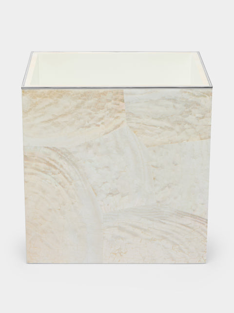 Objet Luxe - Sienna Mother-of-Pearl Waste Paper Basket -  - ABASK - 