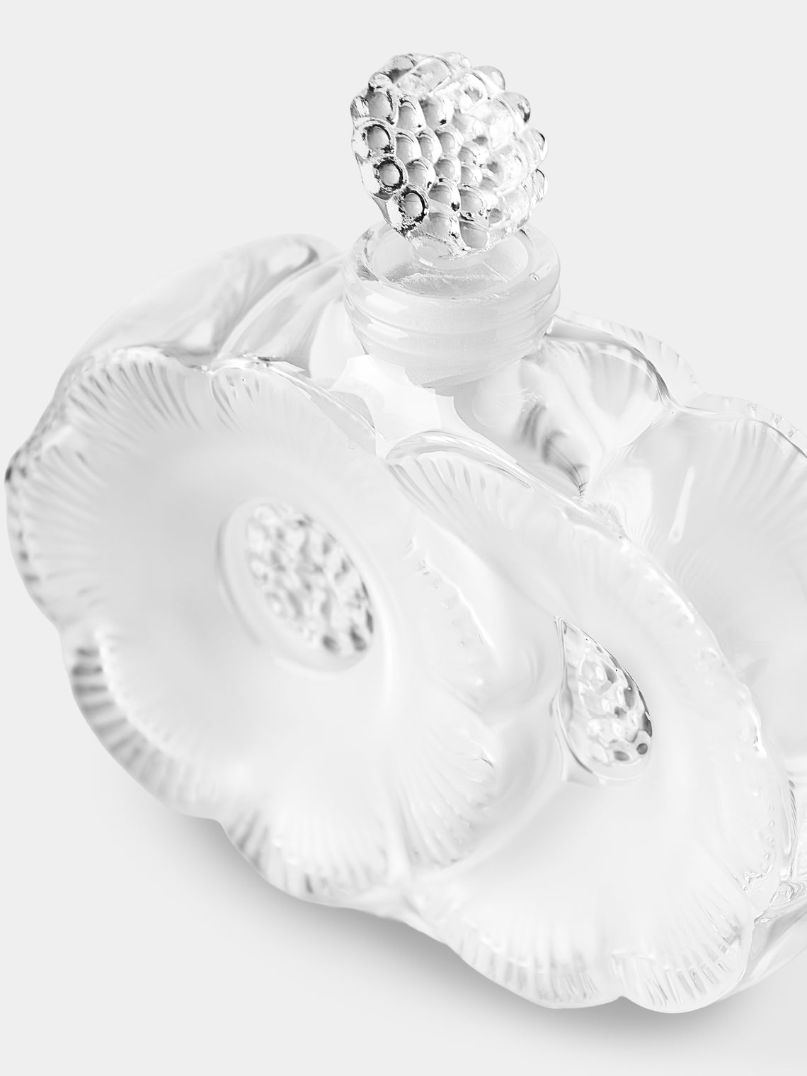 Lalique - 2 Fleurs Crystal Perfume Bottle - Clear - ABASK
