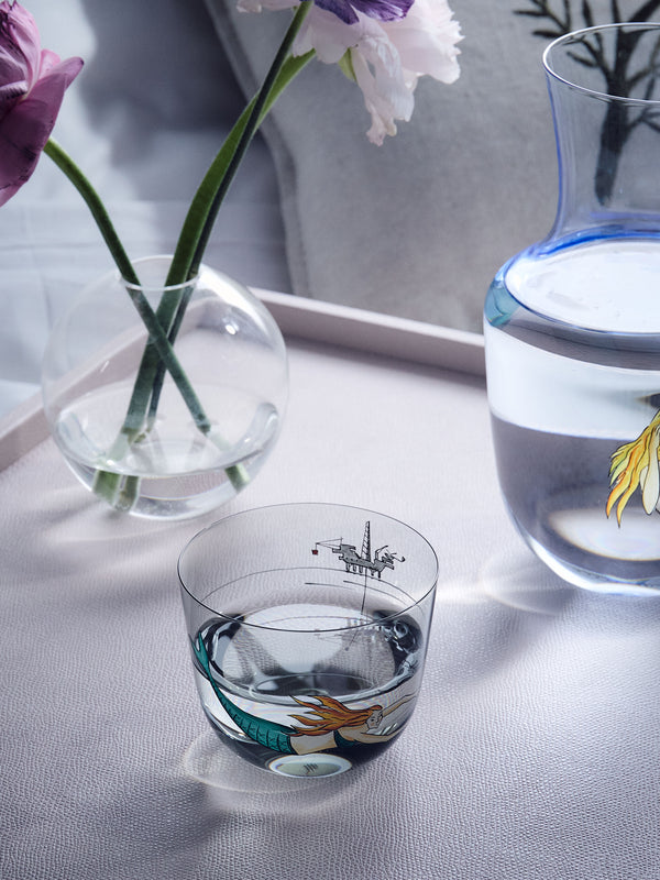 Lobmeyr - High Seas Hand-Painted Crystal Tumbler -  - ABASK