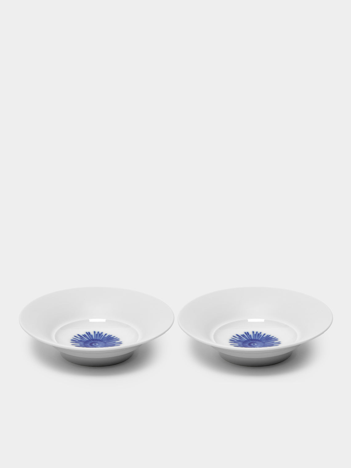 Hering Berlin - Ocean Porcelain Dessert Bowls (Set of 2) - White - ABASK 