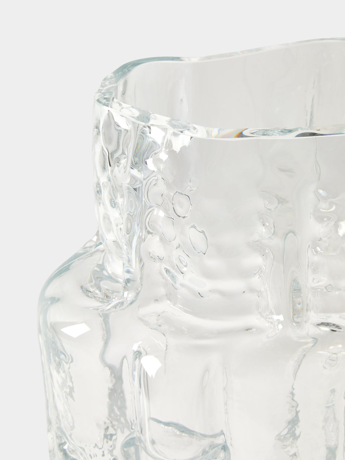 Hana Hillerová - Remix Hand-Blown Glass Vessel (15.5in/39cm) - Clear - ABASK