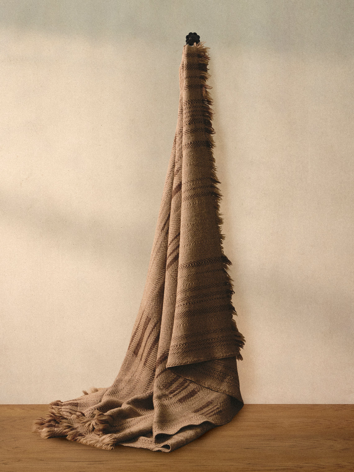 de Le Cuona - Herder Wool Throw (78.5in/2m) - Brown - ABASK