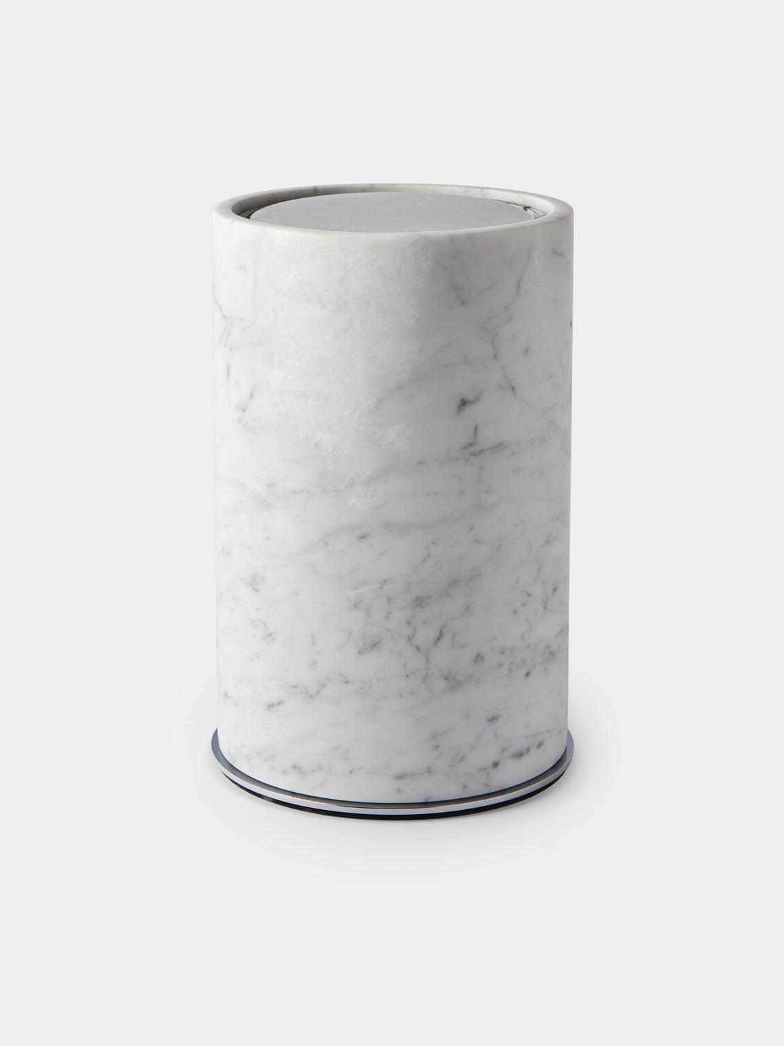 Giobagnara - Positano Marble Wastepaper Bin - White - ABASK - 