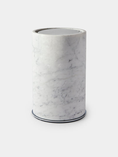 Giobagnara - Positano Marble Wastepaper Bin - White - ABASK - 